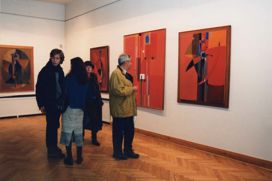 Setkání nejen mezi pavilony, výstava obrazu a kreseb; foto: Anna Pecková